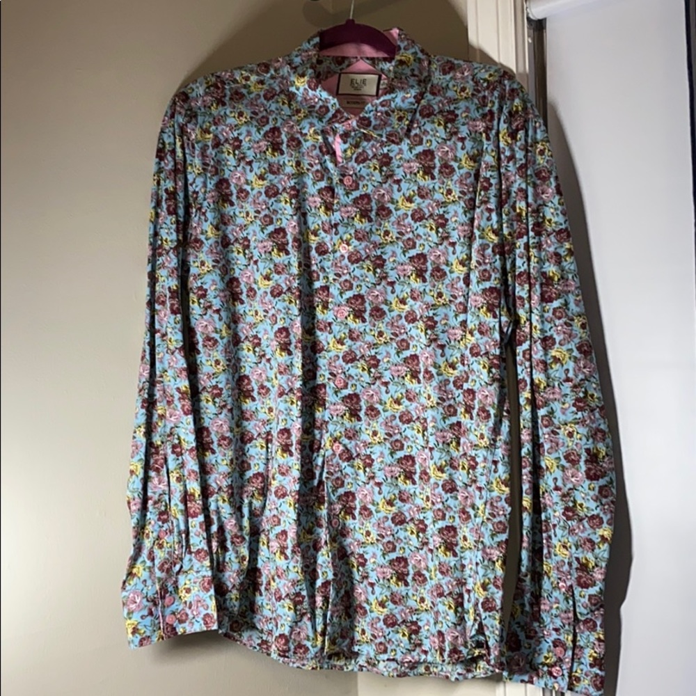 Elie Ballah XL Modern Fit Dress Shirt 17/17.5